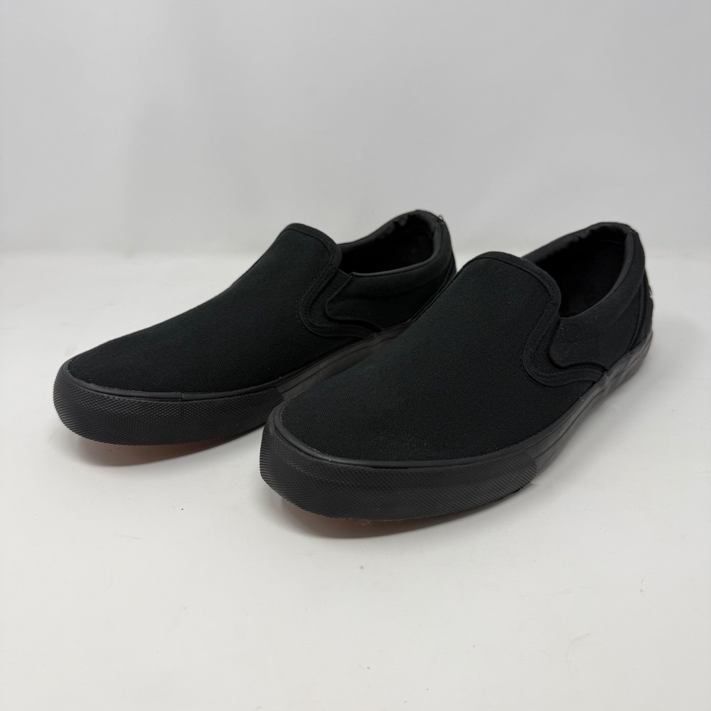 Hurley Mens Kayo Slip On Textile Upper Sneakers Black Size 10.5M